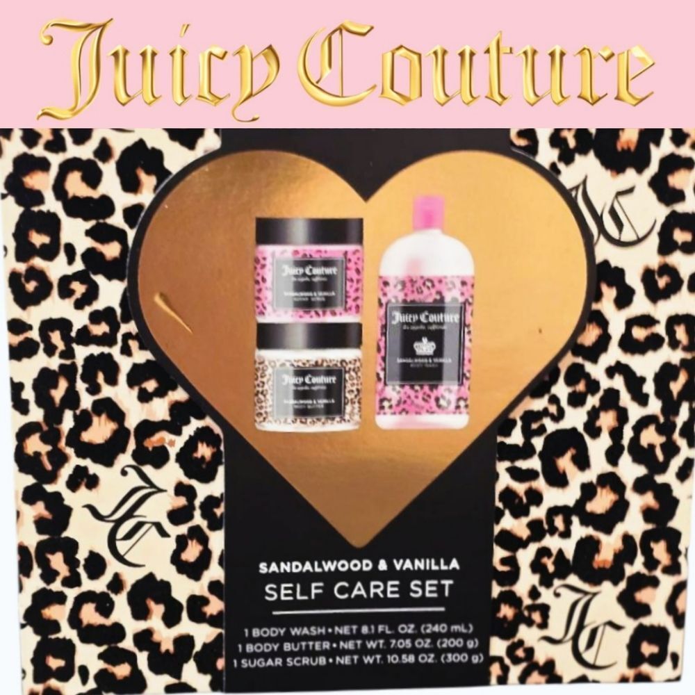 Juicy Couture‎ Sandalwood & Vanilla Self Care Set